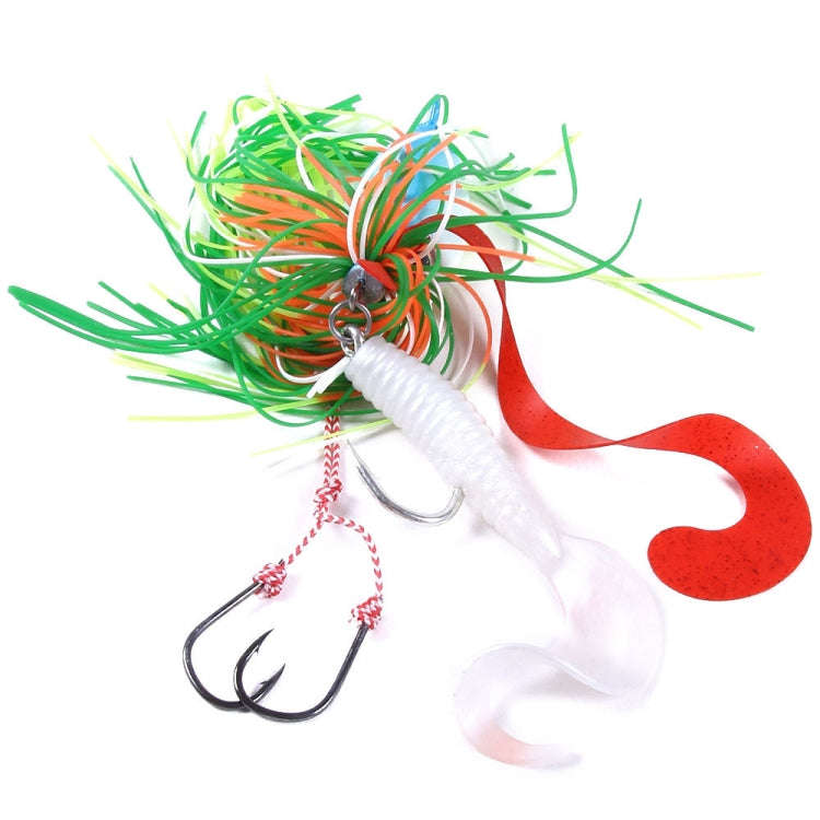 HENGJIA JIG Fish Head Beard Lead Hook, Specification: 100G(No. 4)
