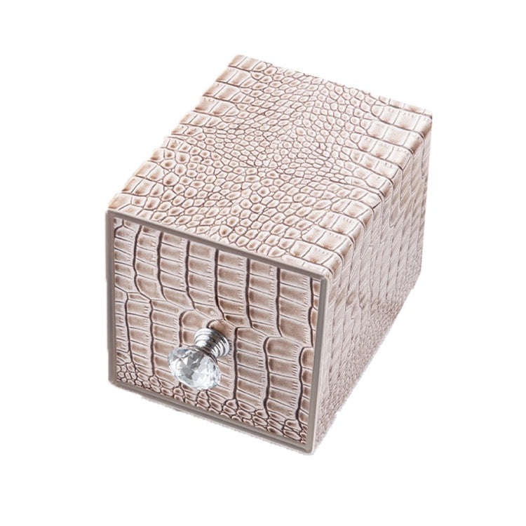 Dustproof Blue Light Disinfection Nail Polisher Storage Box(Khaki)