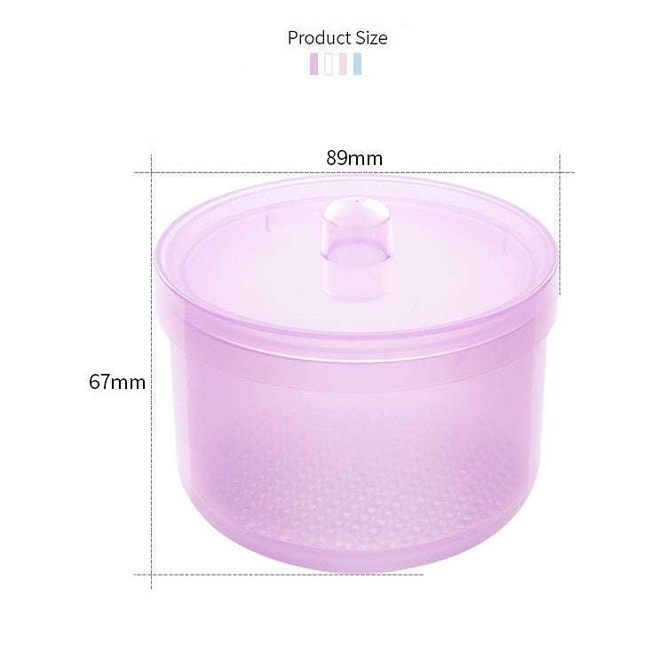 Nail Polisher Can Be Soaked And Drained Cleaning Disinfection Box(Light Blue)