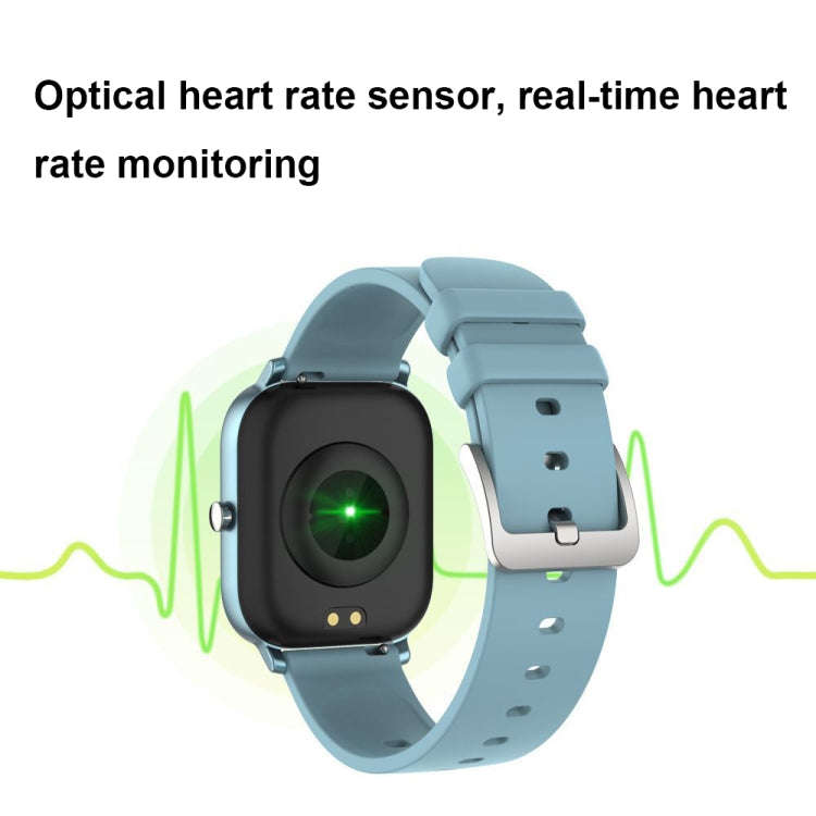 P8 1.4 Inch Heart Rate Blood Pressure Monitoring Smart Watch, Color: Blue