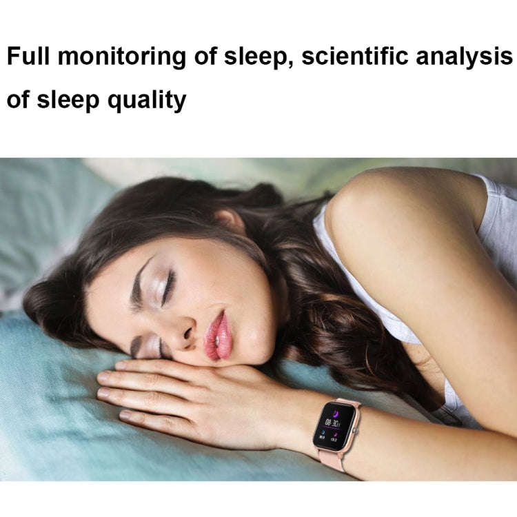 P8 1.4 Inch Heart Rate Blood Pressure Monitoring Smart Watch, Color: Blue