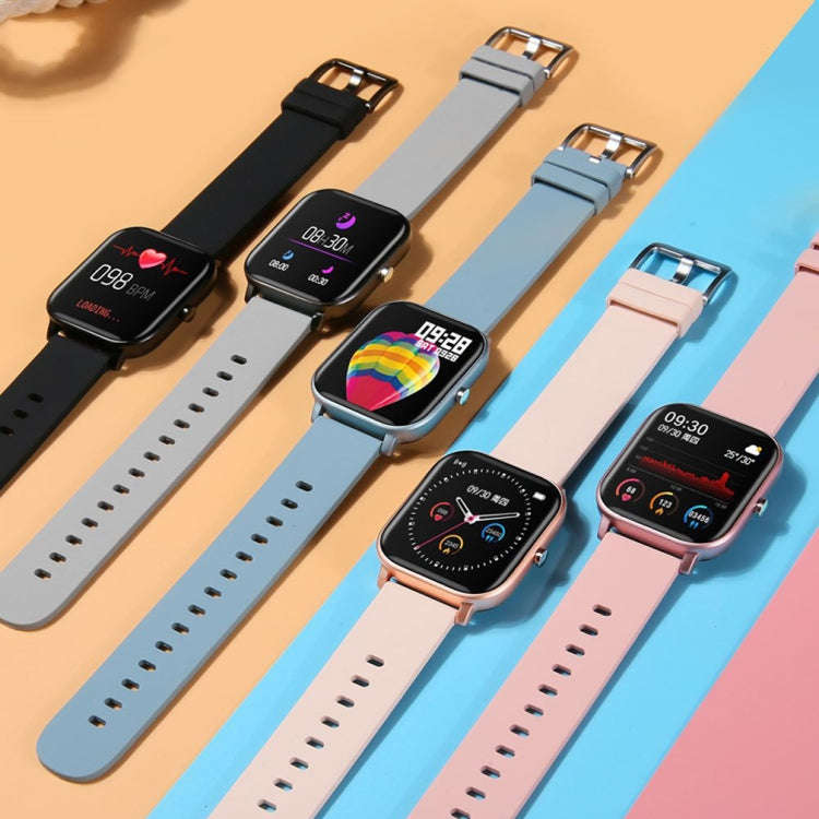 P8 1.4 Inch Heart Rate Blood Pressure Monitoring Smart Watch, Color: Pink