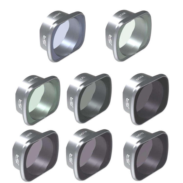 JUNESTAR  Drone Filters For DJI FPV COMBO ,Model: UV+CPL+ND8/16/32/64+STAR+Night
