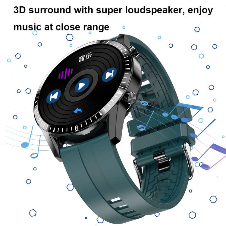 I9 1.3 Inch Heart Rate/Blood Pressure/Blood Oxygen Monitoring Watch, Color: Green
