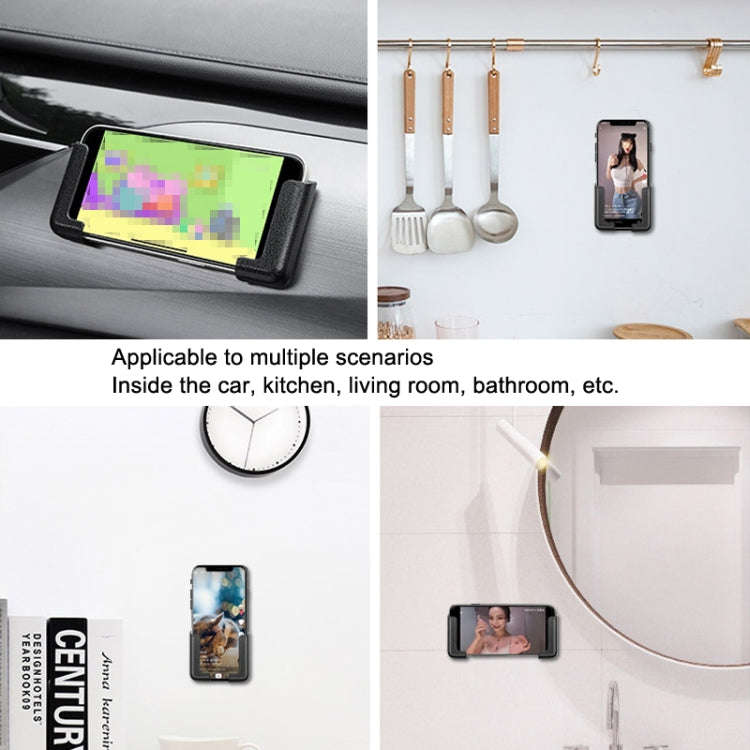 5 Pairs Car Mobile Phone Bracket Dashboard Navigation Paste Adjustable Bracket(Yellow)