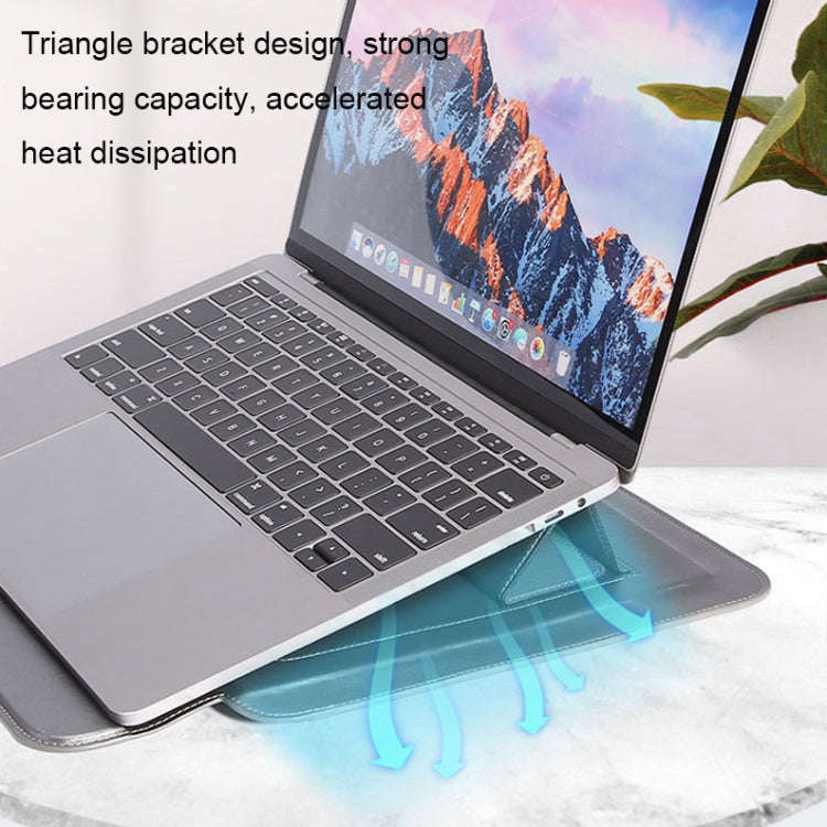 HL0066-005 Multifunctional Stand Laptop Bag, Size: 13 inches(Gray with Power Bag)