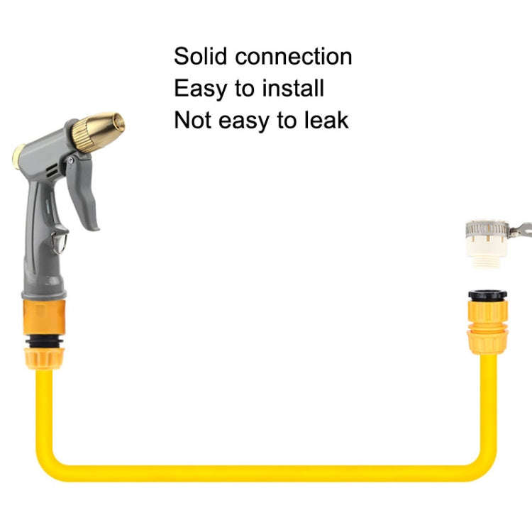High Pressure Household Car Washer Telescopic Cleaning Spray, Style: H1 Short+3 Connectors+20m Tube