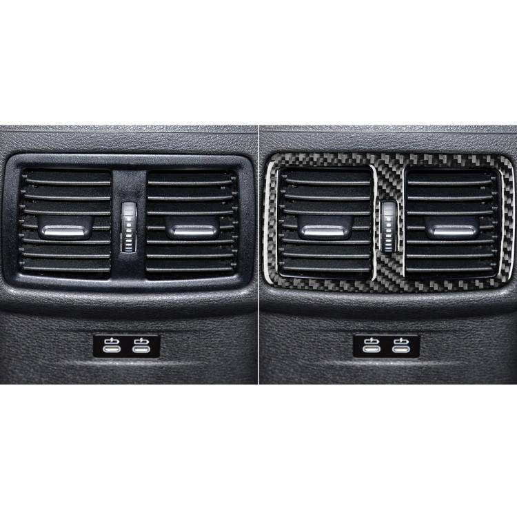 For BMW X1 F48/X2 F39 Rear Center Air Outlet Sticker(Black)
