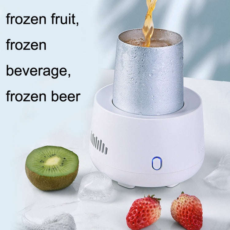 Car Mini Refrigerator Portable Household Freezer Refrigeration Cup(White)