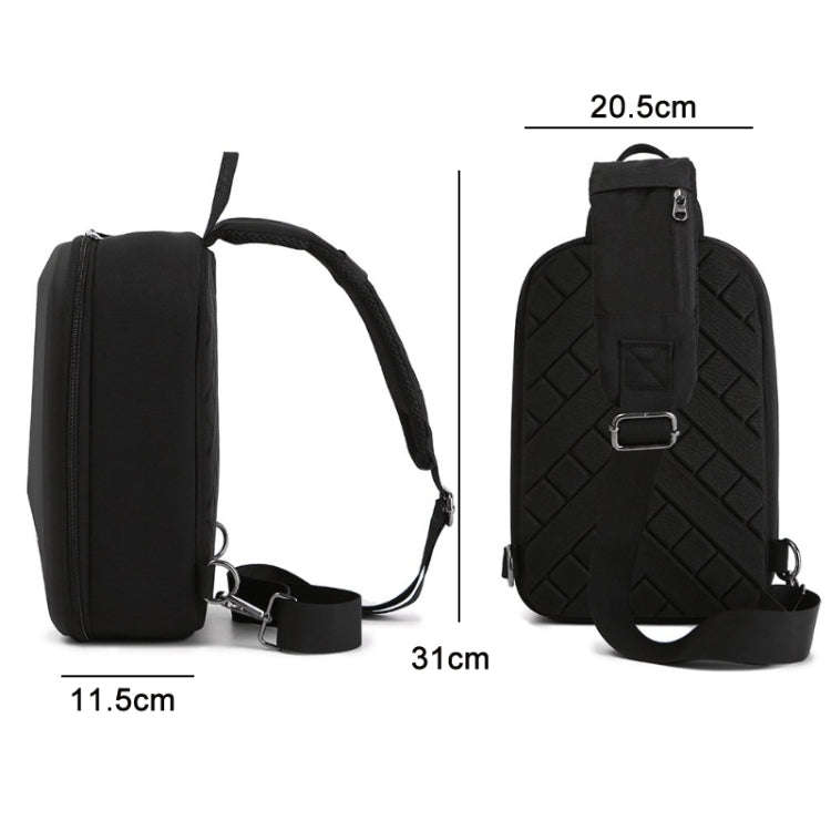 Storage Bag Messenger Bag Chest Bag For DJI Mini 3 /Mini 3 Pro(Black)