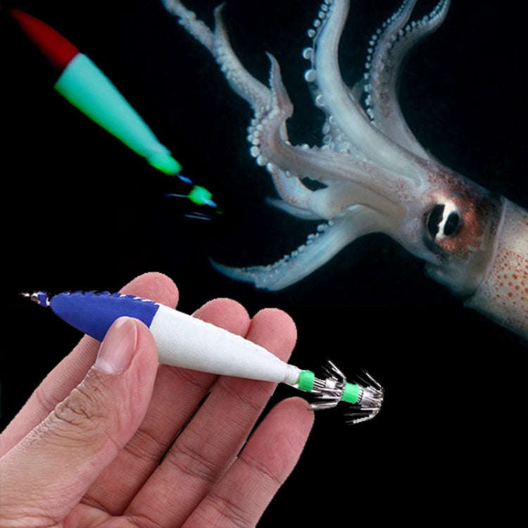 5 PCS / Bag HENGJIA SJ001 Luminous Explosion Squid Hook Deep Sea Fishing Fake Bait(1)