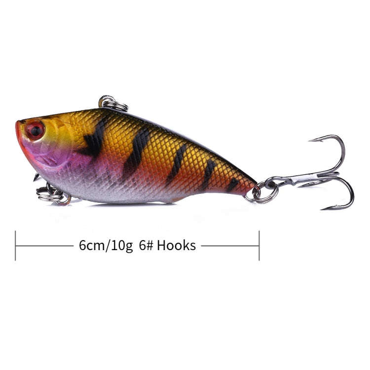 HENGJIA VI022 10g 6cm Plastic VIB Lure Hard Bait With Sound Beads(3)