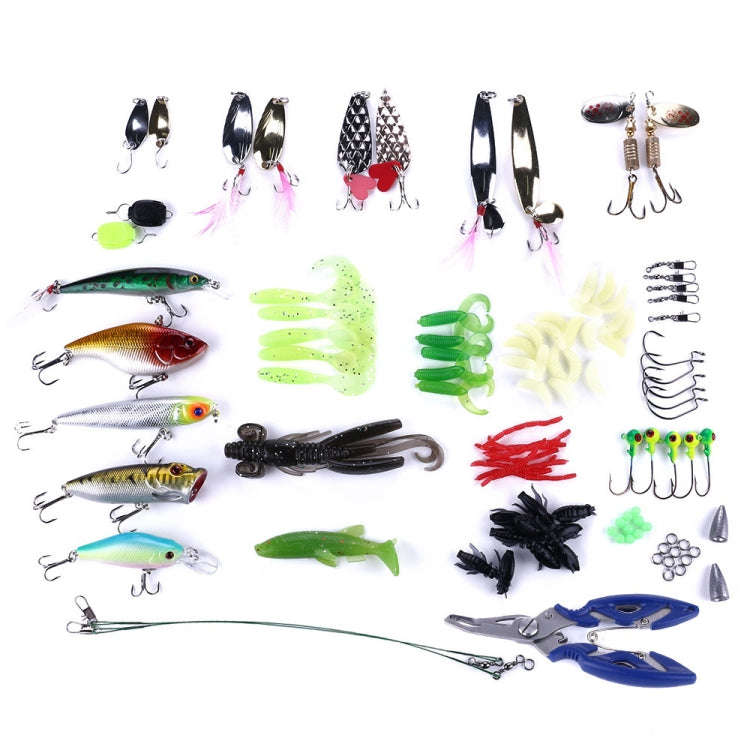 110 PCS / Box HENGJIA Sea Bass Fake Soft Bait Fishing Gear Accessories Freshwater Bait