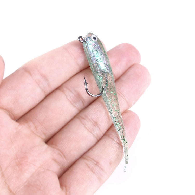 10 PCS HENGJIA 7cm 5g Fork Tail Pack Fish Sea Fishing Tools Luya Bait(4)