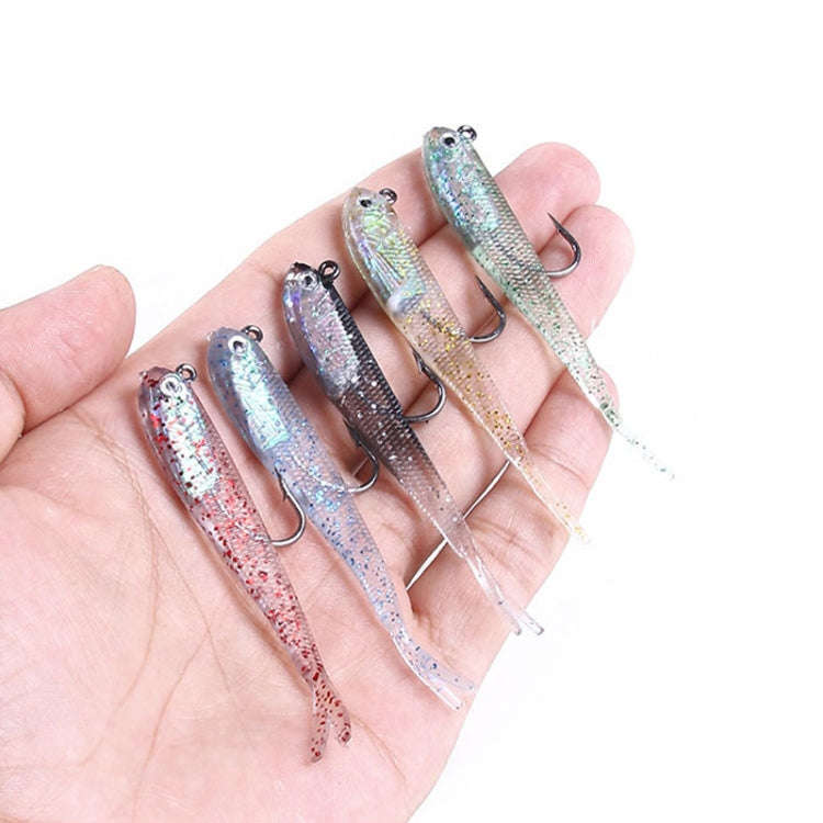 10 PCS HENGJIA 7cm 5g Fork Tail Pack Fish Sea Fishing Tools Luya Bait(2)
