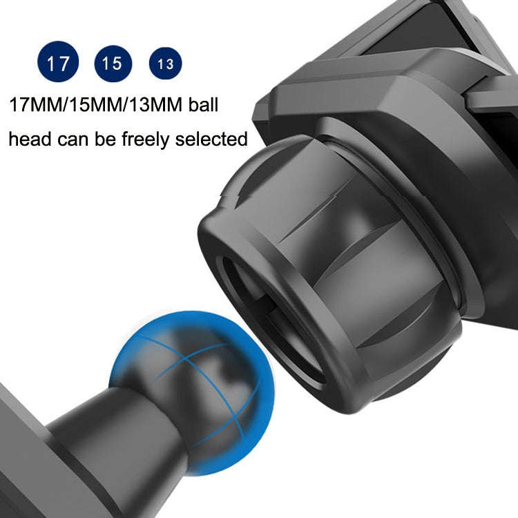 Car Extension Hook Mobile Phone Bracket Accessories Round Air Outlet Bracket(13mm Ball Head)