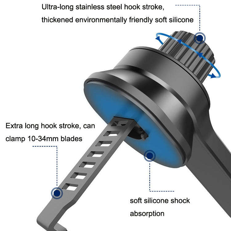 Car Extension Hook Mobile Phone Bracket Accessories Round Air Outlet Bracket(13mm Ball Head)