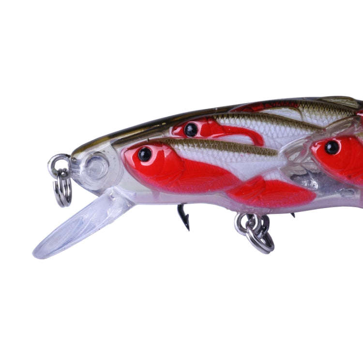 HENGJIA MI113 11.5cm 15.7g Sea Fishing Crank Lure Swing With Feather Hook(E)