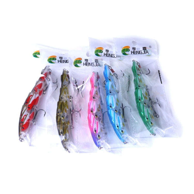 HENGJIA MI113 11.5cm 15.7g Sea Fishing Crank Lure Swing With Feather Hook(B)