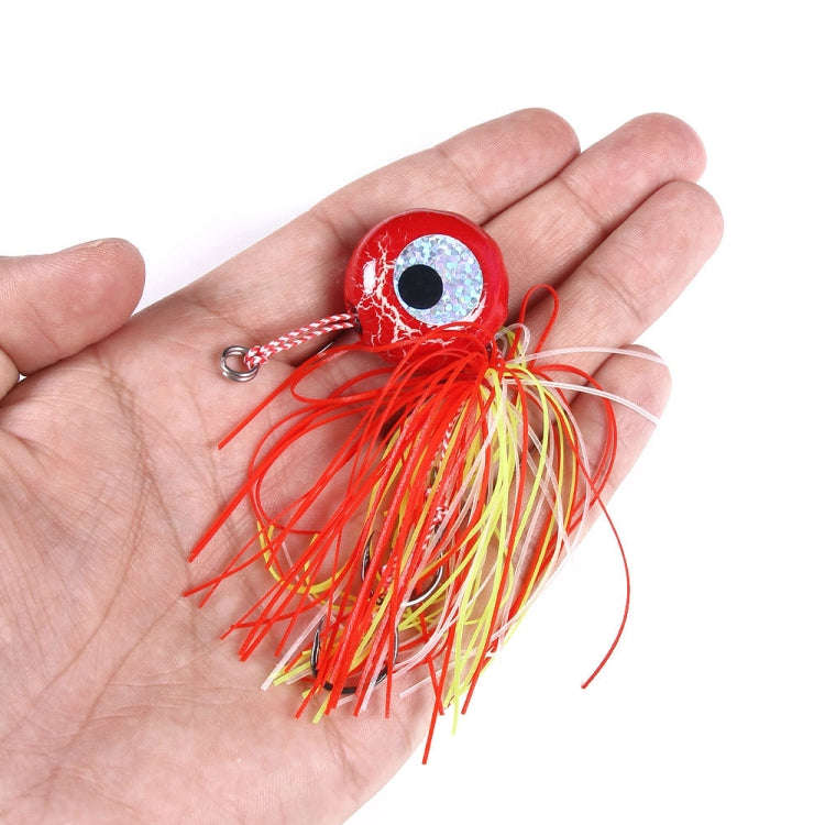 HENGJIA Bearded Guy Lead Sinker Big Head Lead Bait Sea Fishing Hook, Specification: 80G(2)