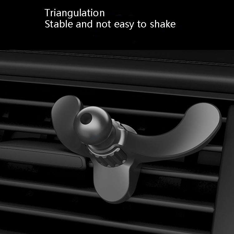 P-0028 Mobile Phone Bracket Hook Car Round Air Outlet Bracket Folder Clip(17mm Ball Head)