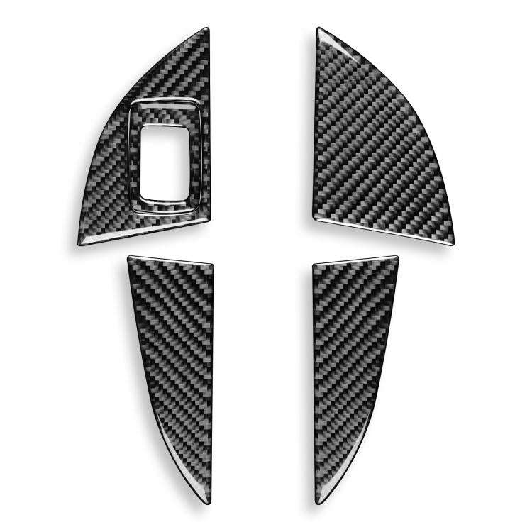 For BMW X1 F48/X2 F39 5pcs /Set Left-Hand Drive Front Rear Door Storage Box Panel Stickers(Black)