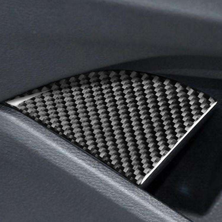For BMW X1 F48/X2 F39 5pcs /Set Left-Hand Drive Front Rear Door Storage Box Panel Stickers(Black)