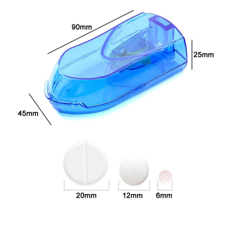 10 PCS Pills Divider Multifunctional Portable Pill Box(Transparent)