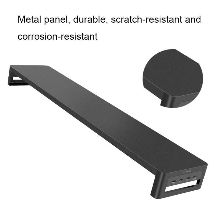 Vaydeer Multifunctional Desktop Widening Monitor Rack, Spec: Single-layer Type (No USB)