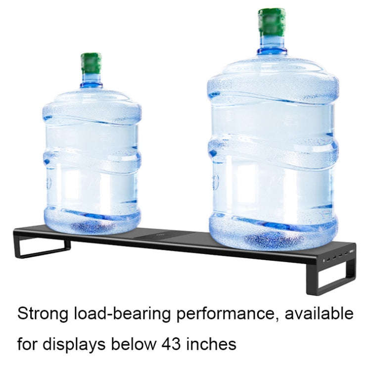 Vaydeer Multifunctional Desktop Widening Monitor Rack, Spec: Single-layer Type (No USB)
