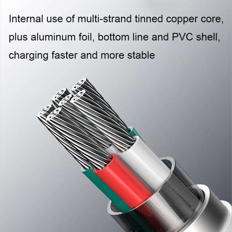 ROMOSS CB304 6A 100W USB to Type-C/USB-C Data Cable, Length: 0.2m