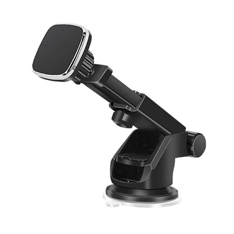 Telescopic Suction Cup Magnetic Suction Car Navigation Desktop Phone Bracket(Black)