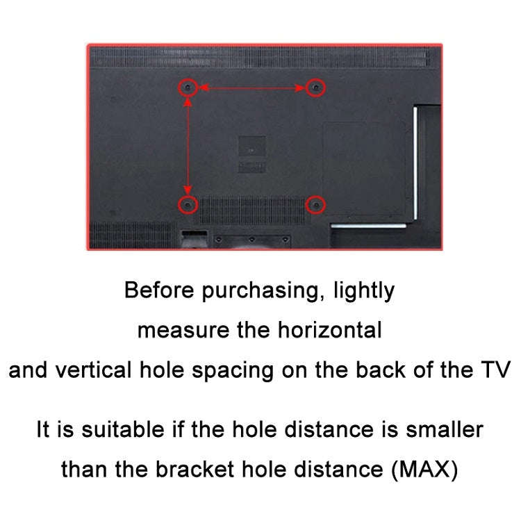 Telescopic Rotation Adjustable Tilt TV LCD Screen Wall Bracket, Model: CP502 (32-65 inches)