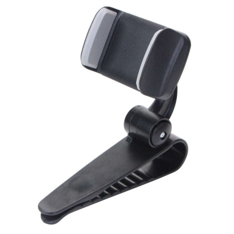 Car Sun Visor Bracket Car Mobile Phone Buckle Holder(Grey)