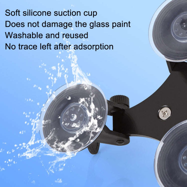 Car General Purpose Vehicle Bracket Suction Cup Fixed Glass Video Shooting Base, Shape: Suction C...