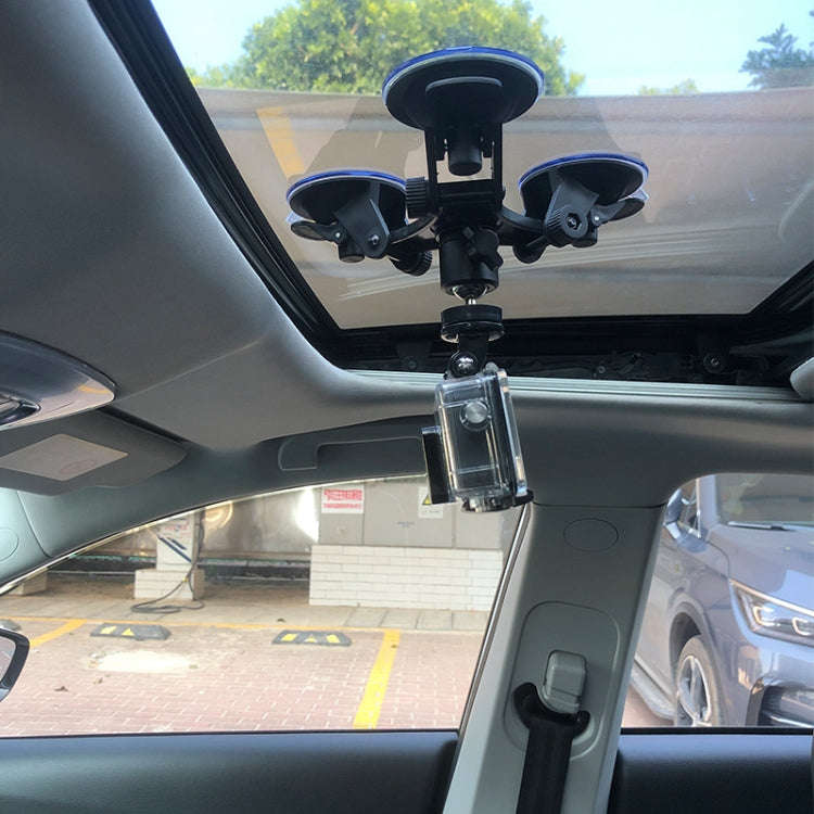 Car General Purpose Vehicle Bracket Suction Cup Fixed Glass Video Shooting Base, Shape: Suction C...