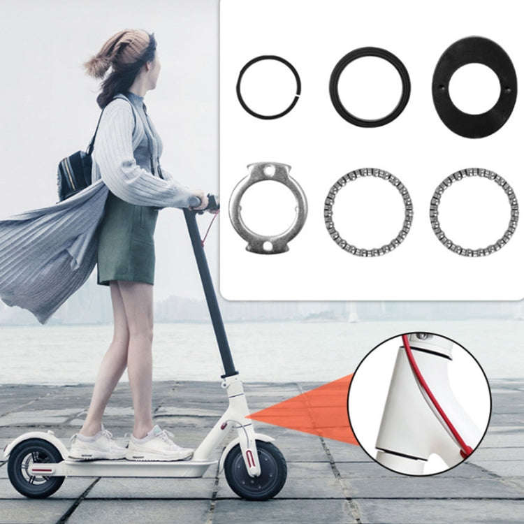 6pcs/set Electric Scooter Wrist Set Kit For Xiaomi Mijia M365/Pro(Black)