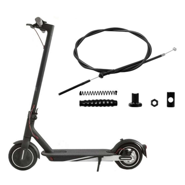 Electric Scooter Brake Cable Set for Ninebot MAX G30(Black)