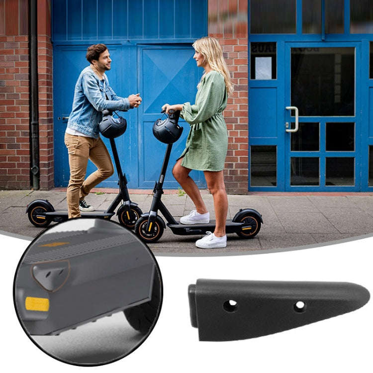 Scooter Base Plate Rear Side Protection Cover For Ninebot MAX G30(Black)