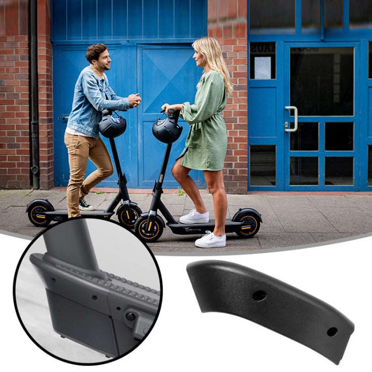 Scooter Base Plate Front Side Cover For Ninebot MAX G30(Black)