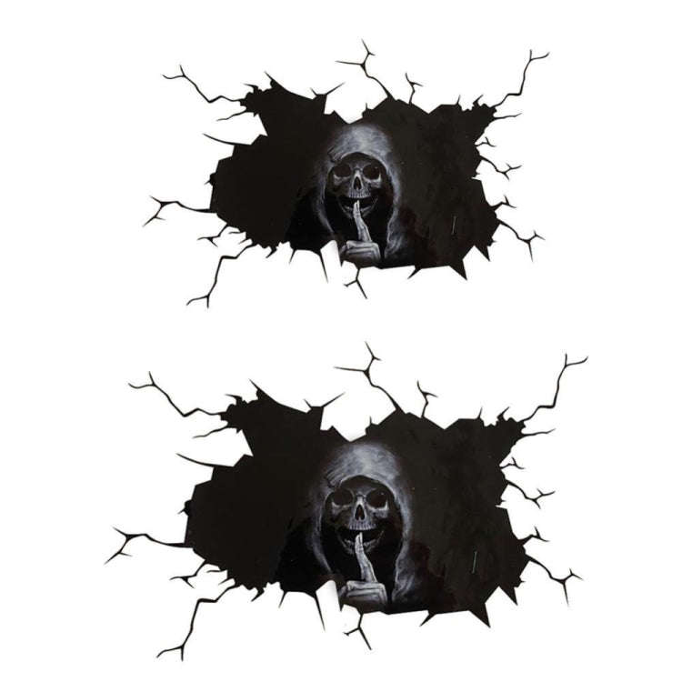 5PCS Halloween Horror Skull Car Window Sticker, Size:, Color: 40x30cm