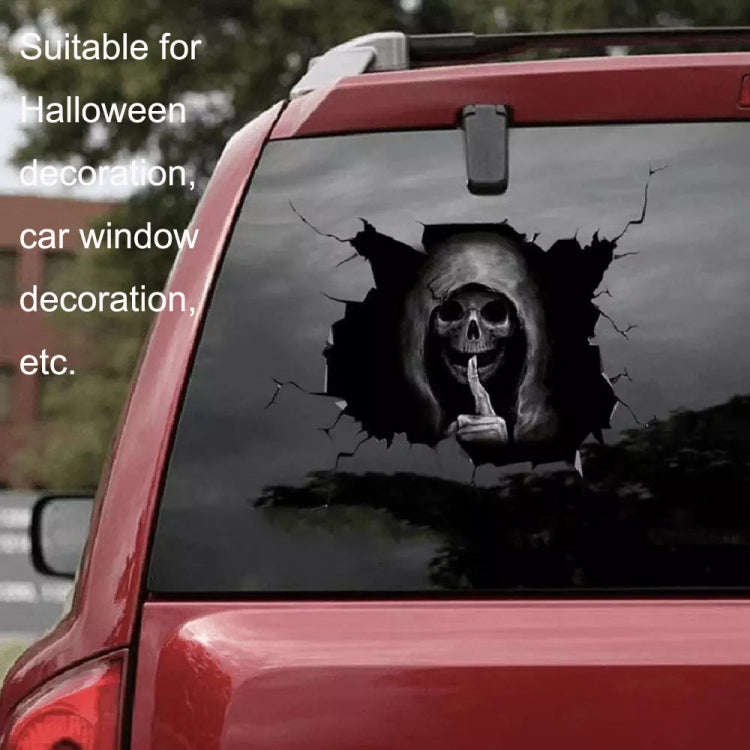 5PCS Halloween Horror Skull Car Window Sticker, Size:, Color: 40x30cm