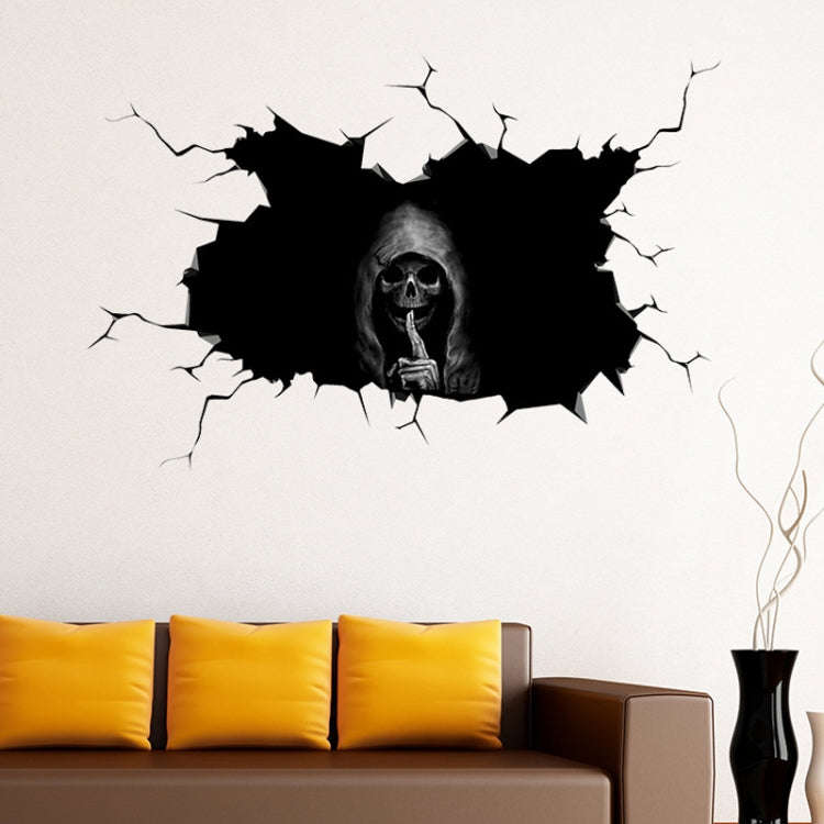 5PCS Halloween Horror Skull Car Window Sticker, Size:, Color: 40x30cm