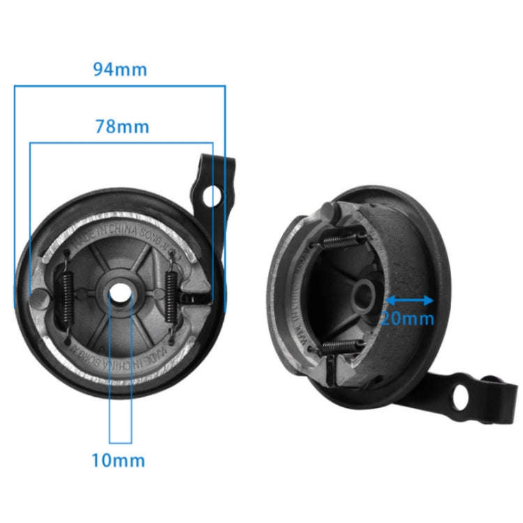 Electric Scooter Front Wheel Brake Stack Device For Ninebot MAX G30(Black)