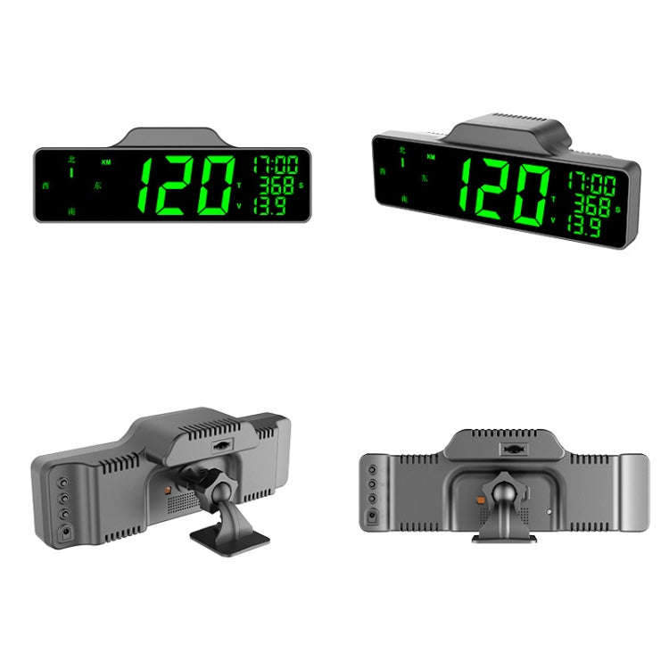 9.0 Inch Screen Car HUD Car Head-up Display Compass Multifunction GPS Speedometer