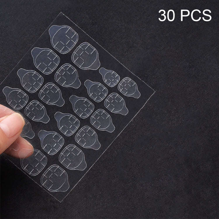 30 PCS 24 Stickers/Sheet Nail Art Double Sided Jelly Glue, Specification: Jelly Glue