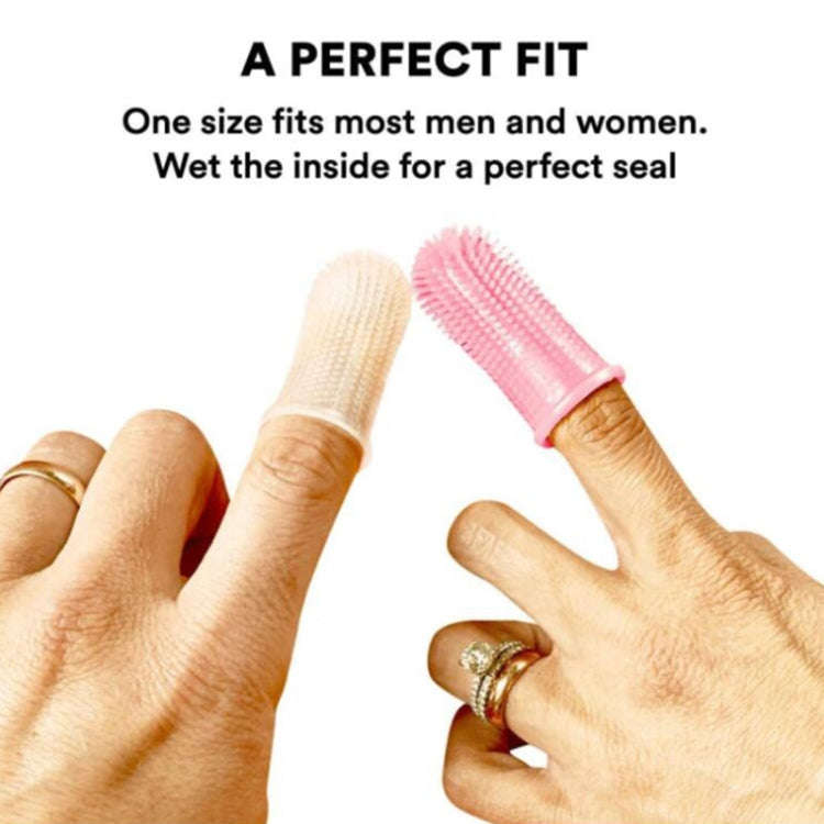 Pet Silicone Teeth Scaffolding Oral Cleaning Toothbrush(Red)