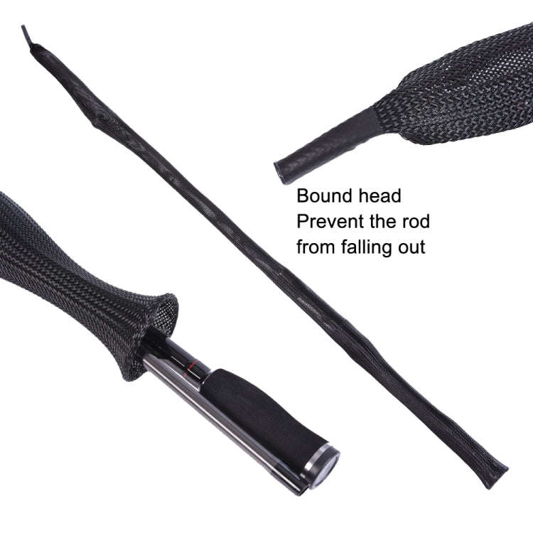 LEO 27998 3.5x170cm Mesh Tube Telescopic Fishing Rod Protector(27998 -OG)