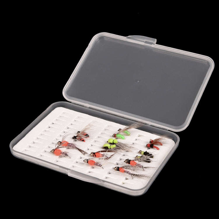 LEO 28055 Transparent Thin Flying Hook Box Fishing Hook Gear Box, Size: Medium 104 Bit