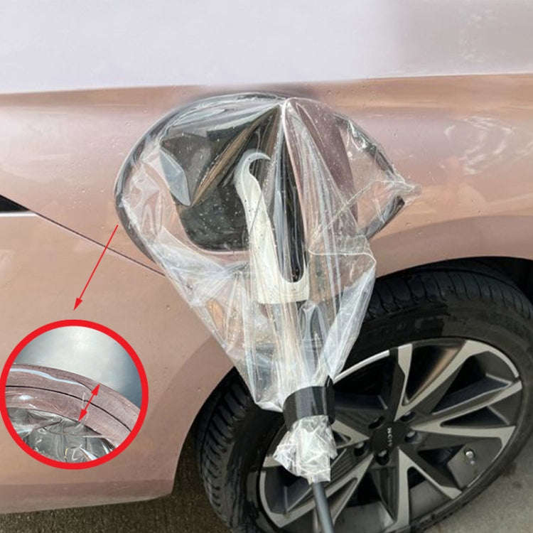 New Energy Vehicle Charging Port Waterproof Protective Cover, Color: Transparent